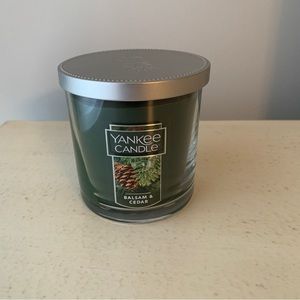 Yankee Candle Balsam & Cedar Small Tumbler Candle, 7 oz. – Brand New